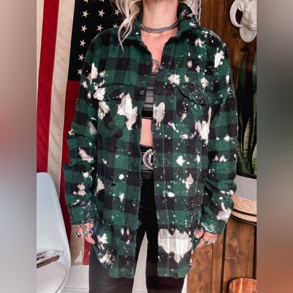 Oversize 90s grunge Flannel - Picture 2 of 4